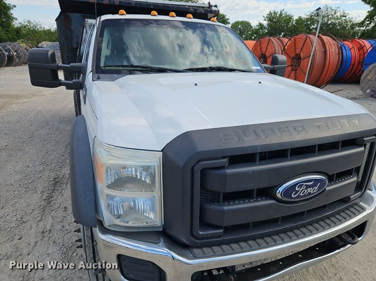image for item EI3878 2013 Ford F550 Super Duty XL dump truck