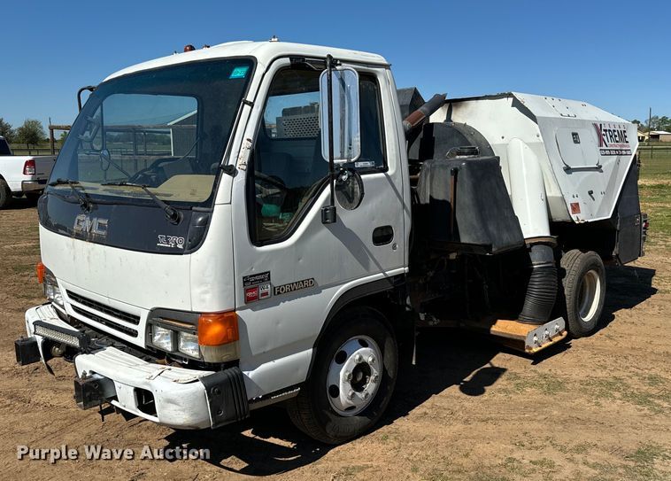 image for item EJ0454 1996 GMC Forward street sweeper truck