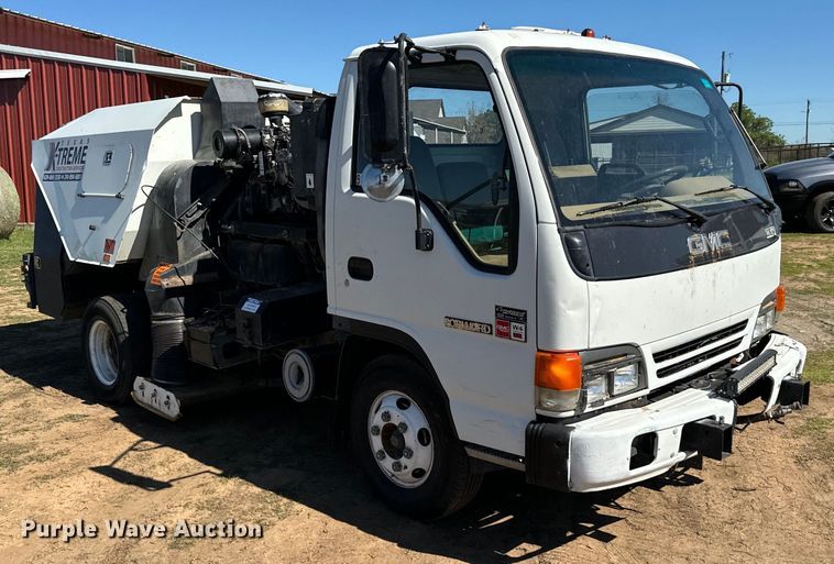 image for item EJ0454 1996 GMC Forward street sweeper truck
