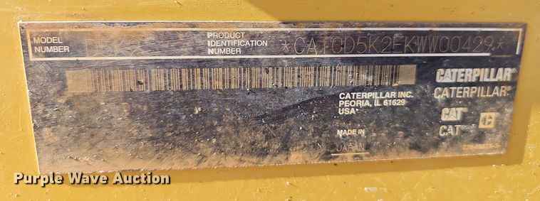 image for item EJ5615 2013 Caterpillar  D5K2 XL dozer