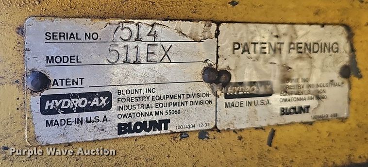 image for item EJ5626 2000 Hydro Ax 511EX feller buncher 