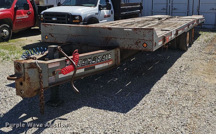 image for item EJ5630 2002 Interstate tilt deck equipment trailer