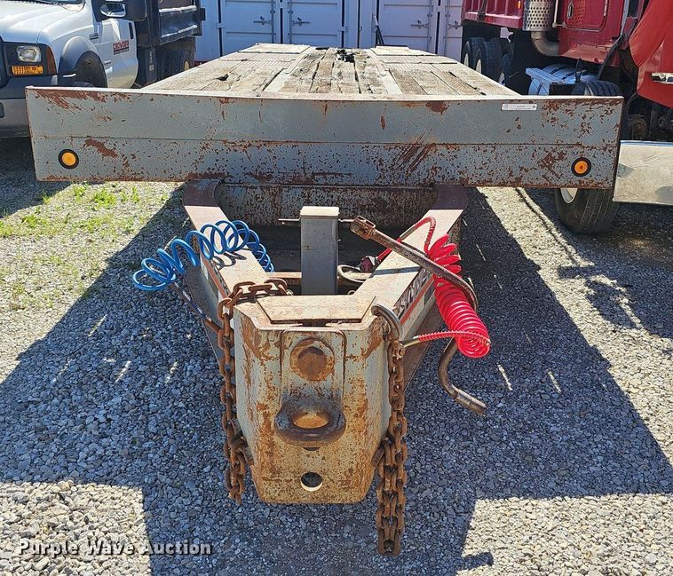 image for item EJ5630 2002 Interstate tilt deck equipment trailer