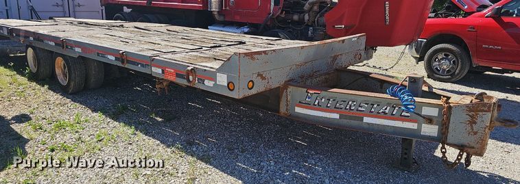 image for item EJ5630 2002 Interstate tilt deck equipment trailer