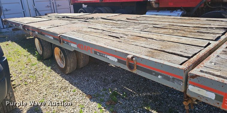 image for item EJ5630 2002 Interstate tilt deck equipment trailer