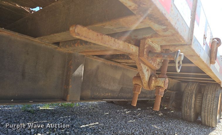 image for item EJ5630 2002 Interstate tilt deck equipment trailer