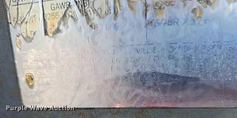 image for item EJ5630 2002 Interstate tilt deck equipment trailer