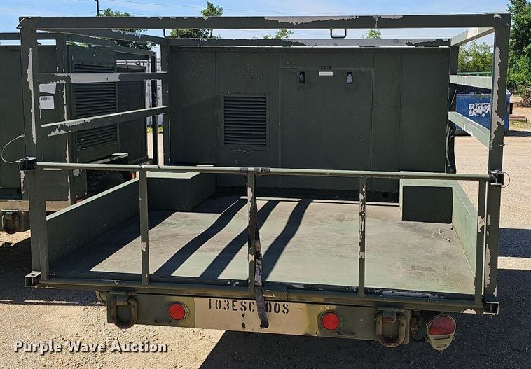 image for item EJ5633 Drash HVAC/generator trailer 