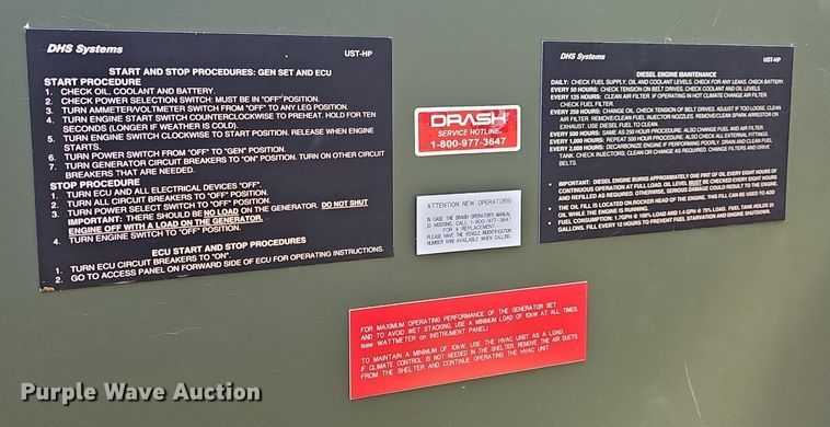 image for item EJ5633 Drash HVAC/generator trailer 