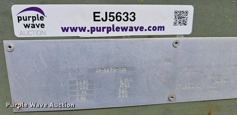 image for item EJ5633 Drash HVAC/generator trailer 