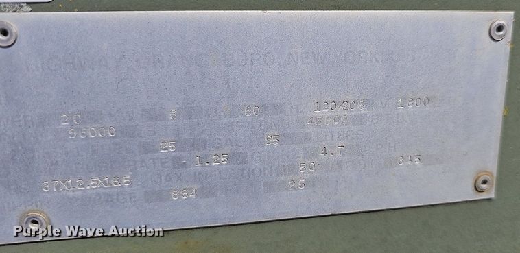 image for item EJ5633 Drash HVAC/generator trailer 