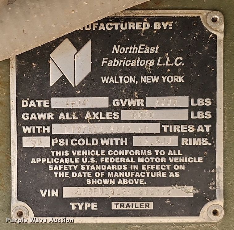 image for item EJ5633 Drash HVAC/generator trailer 