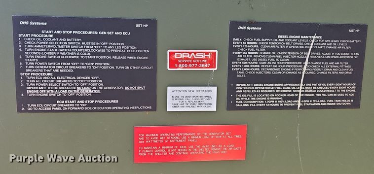 image for item EJ5634 Drash HVAC/generator trailer