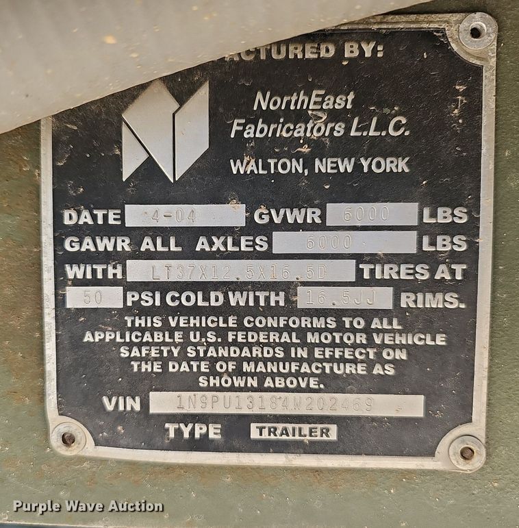 image for item EJ5634 Drash HVAC/generator trailer