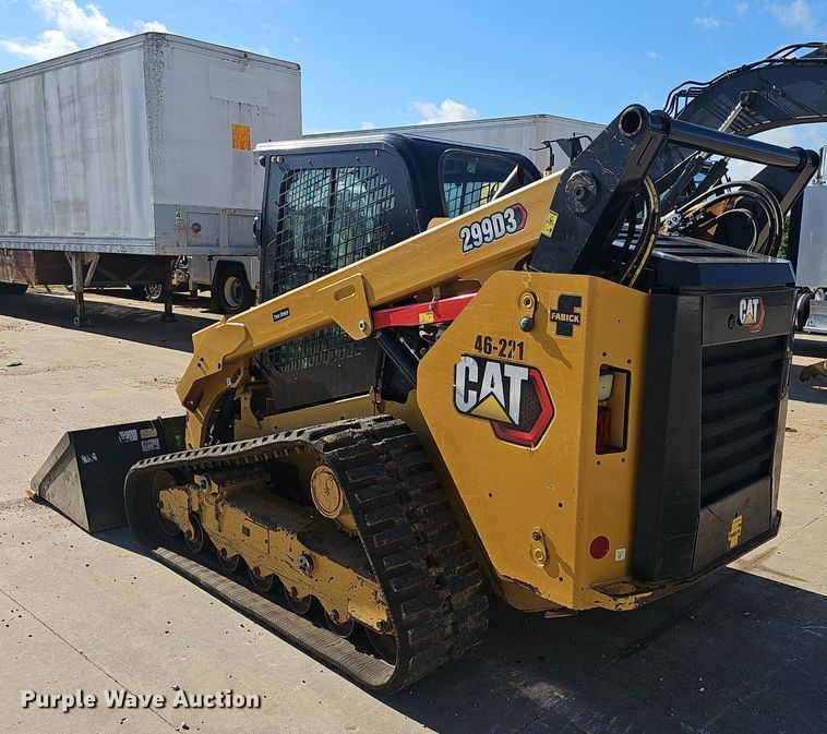 image for item EJ5683 2020 Caterpillar  299D3 tracked skid steer loader