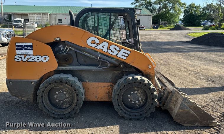 image for item EK1363 2020 Case SV280 skid steer loader