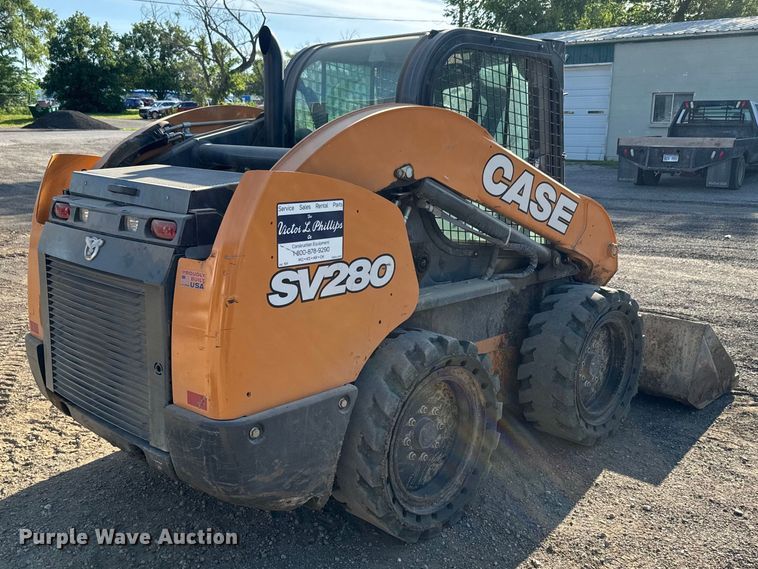 image for item EK1363 2020 Case SV280 skid steer loader