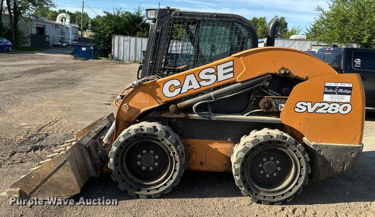 image for item EK1363 2020 Case SV280 skid steer loader