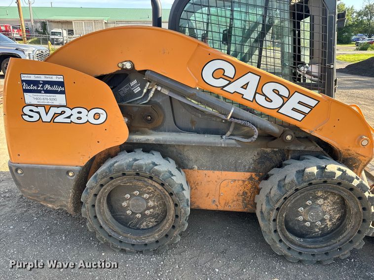 image for item EK1363 2020 Case SV280 skid steer loader