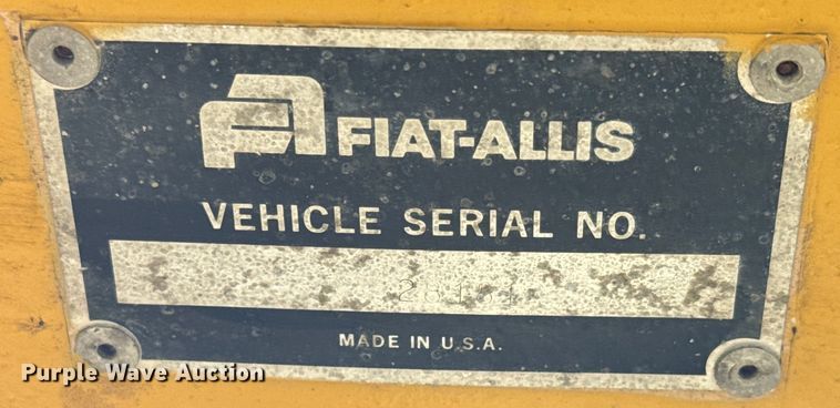 image for item EK1376 1981 Fiat-Allis 21C dozer