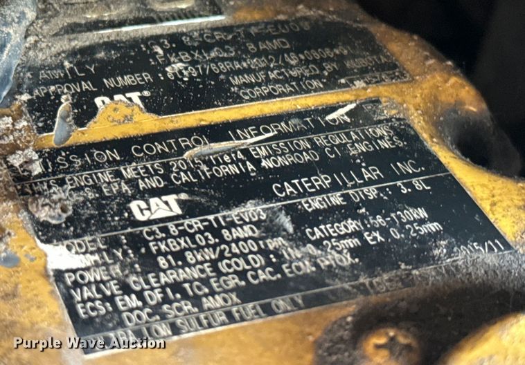 image for item EK1394 2016 Caterpillar  297D2 tracked skid steer loader