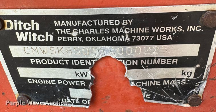 image for item EK1403 2006 Ditch Witch SK650 compact utility loader