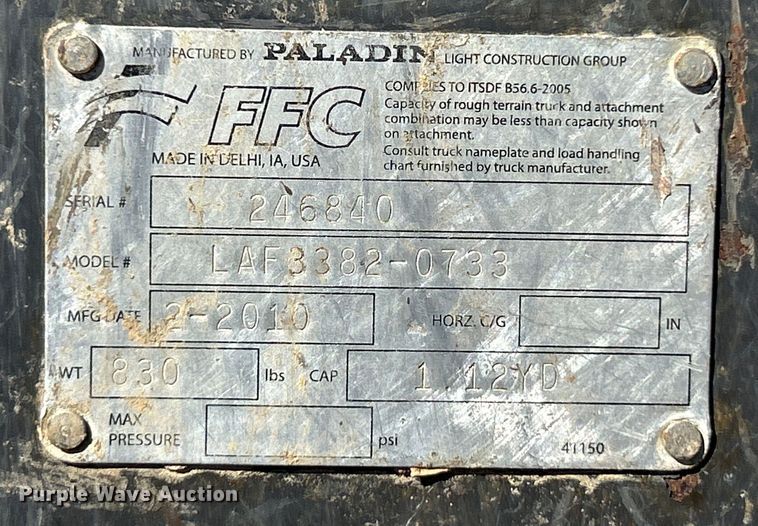 image for item EK4694 2012 Case 580 Super N backhoe