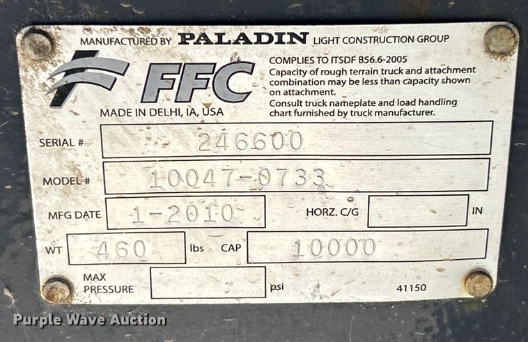 image for item EK4694 2012 Case 580 Super N backhoe