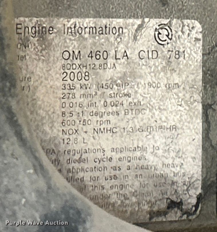 image for item EK4700 2009 Sterling L9500 dump truck