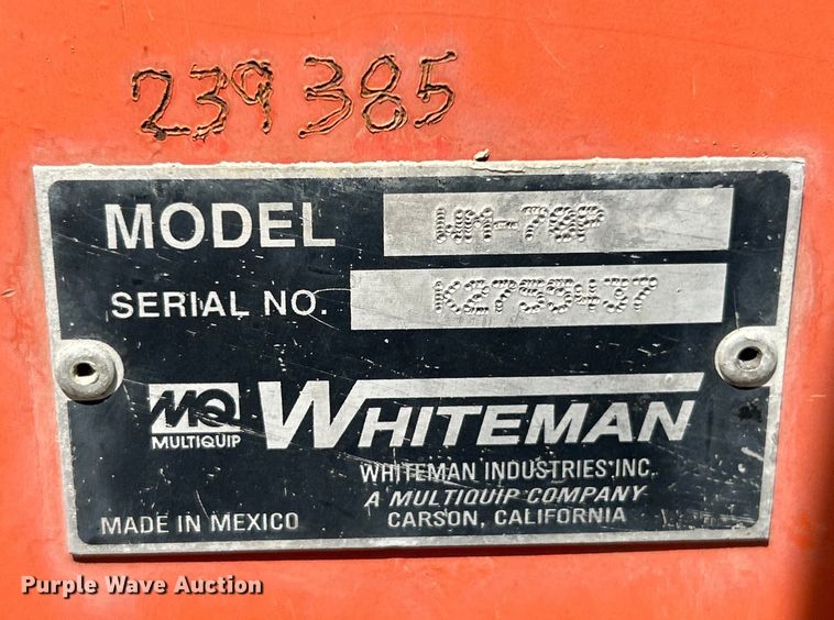 image for item EK4724 (2) Whiteman WM-70P mortar mixers