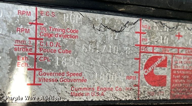 image for item EK4732 1995 Ford Aeromax L9000 dump truck