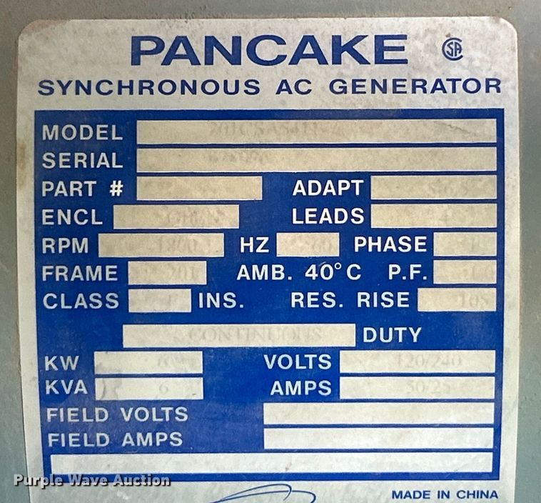 image for item EK4760 2012 Magnum MLT3060 light plant
