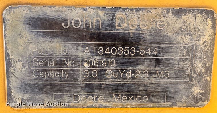 image for item EK8671 2017 John Deere 544K-II wheel loader