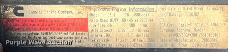 image for item EK8677 2006 Ditch Witch FX60 vacuum excavator