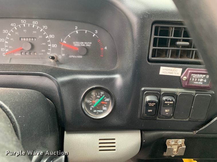 image for item JT9833 2008 Ford F750 Super Duty digger derrick truck