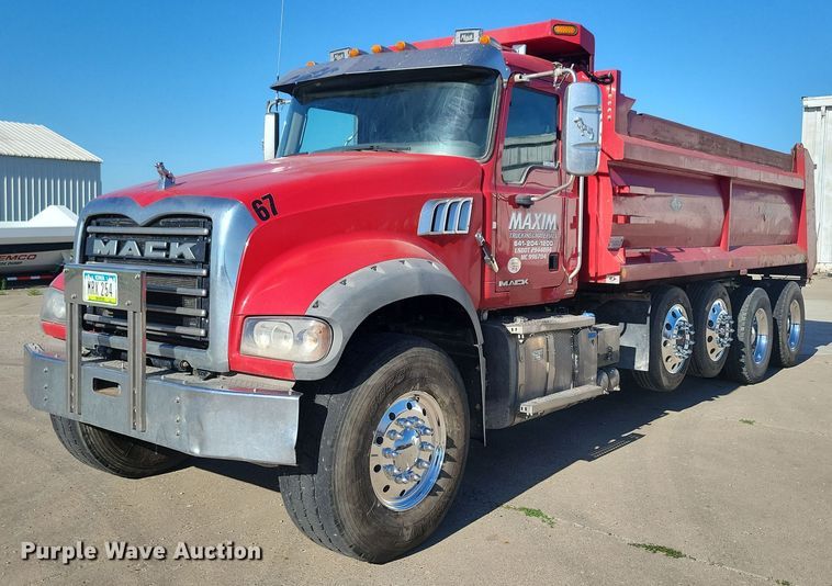 image for item KA9990 2017 Mack GU713 dump truck