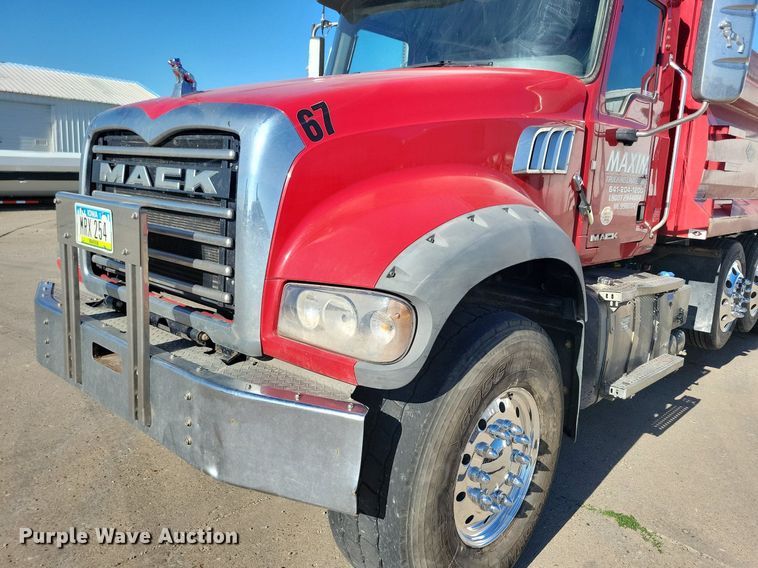 image for item KA9990 2017 Mack GU713 dump truck