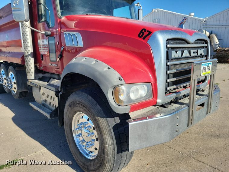 image for item KA9990 2017 Mack GU713 dump truck