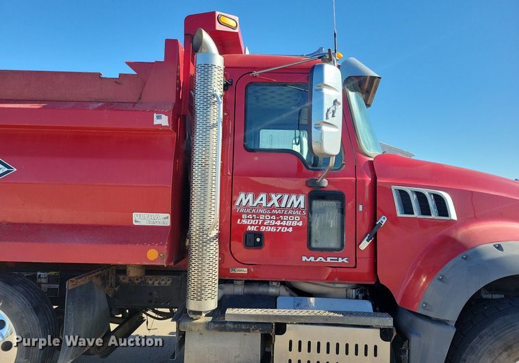 image for item KA9990 2017 Mack GU713 dump truck