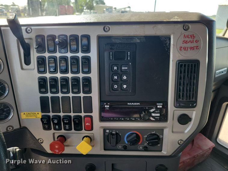 image for item KA9990 2017 Mack GU713 dump truck