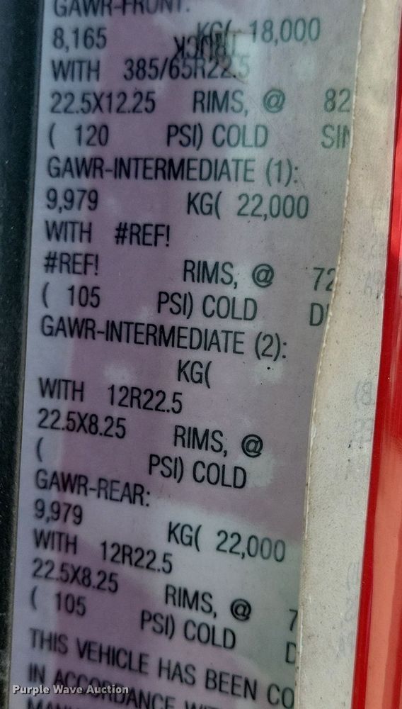 image for item KA9990 2017 Mack GU713 dump truck