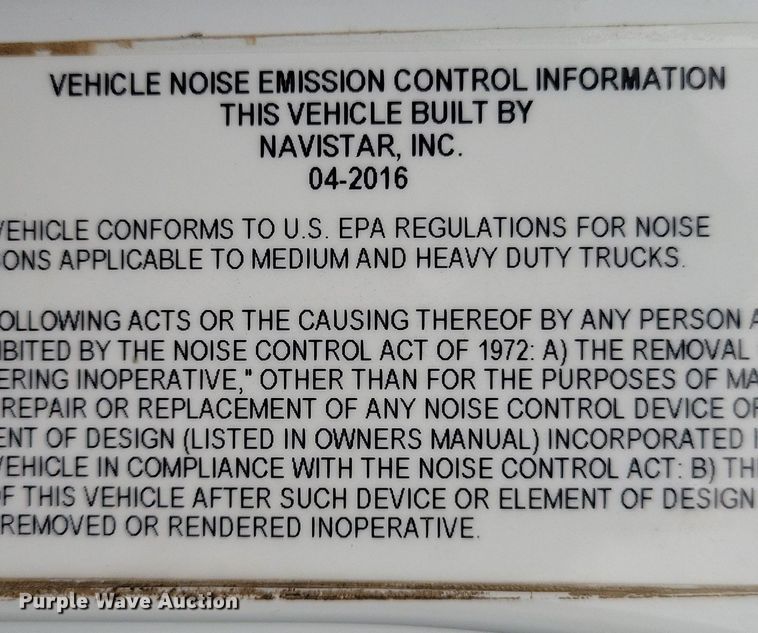 image for item KA9998 2017 International  4400 flatbed truck