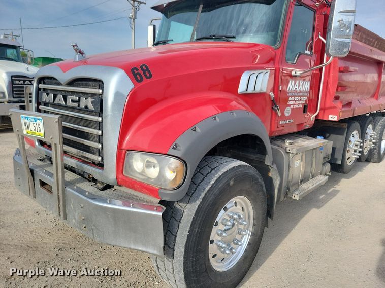 image for item KB9012 2018 Mack GU713 dump truck