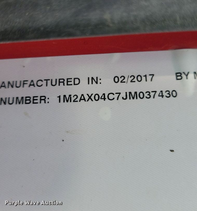 image for item KB9012 2018 Mack GU713 dump truck