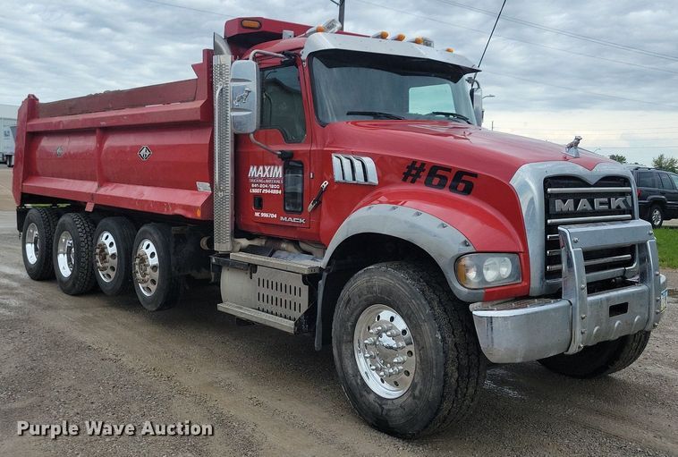 image for item KB9025 2016 Mack GU713 dump truck