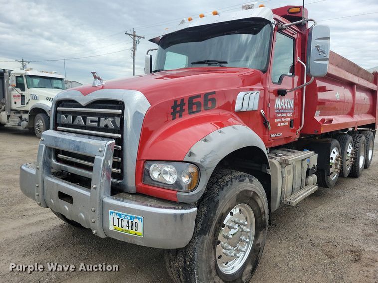 image for item KB9025 2016 Mack GU713 dump truck