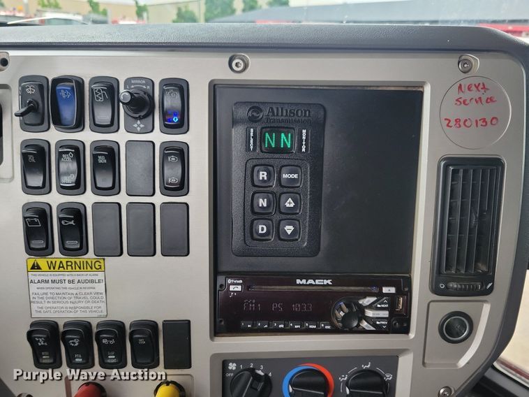 image for item KB9025 2016 Mack GU713 dump truck