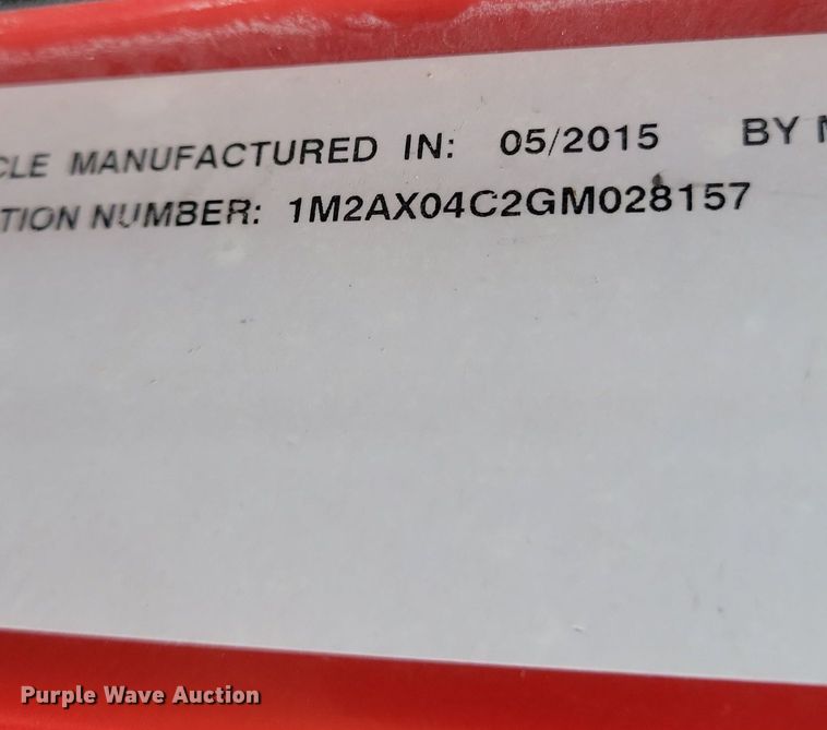 image for item KB9025 2016 Mack GU713 dump truck