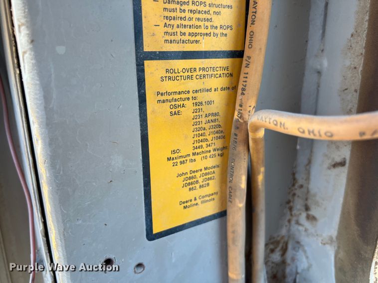 image for item LU9893 1991 John Deere  862B elevating scraper