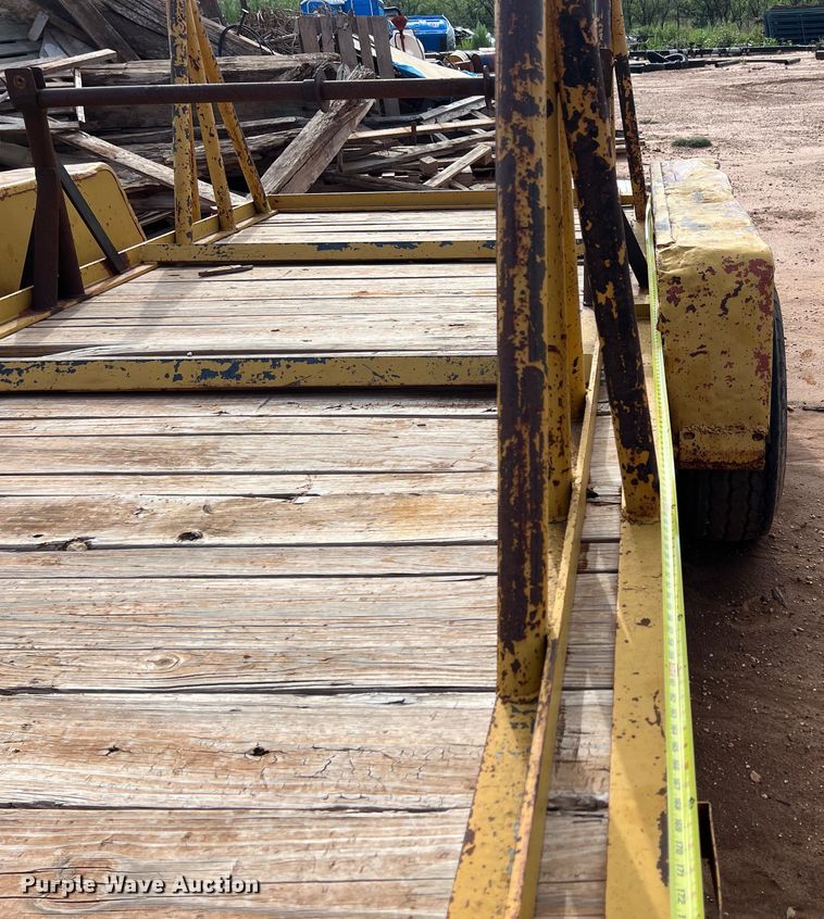 image for item LU9929 2013 Shop built reel trailer